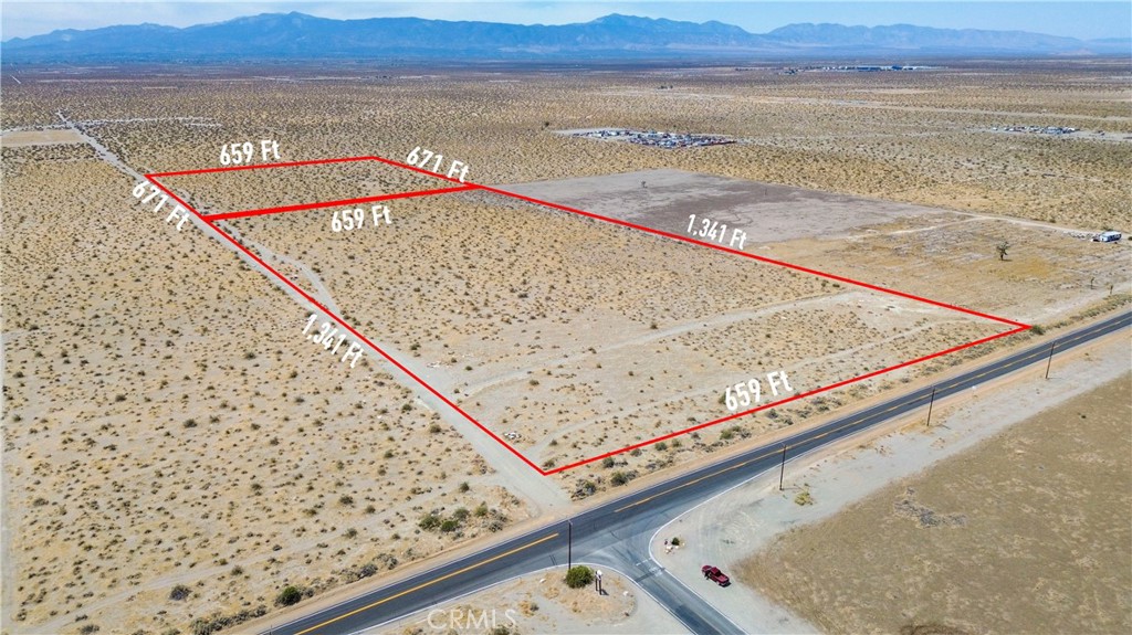 30 Acres of Flat Vacant Land on Paved Road in Adelanto!
Two properties totaling 30 acres for sale on El Mirage Rd.—one 20-acre lot and one 10-acre lot, being sold together. The property sits directly on El Mirage Rd, a paved road for convenient access, and is located just minutes from Highway 395. Ideal for future development with Rural Living Zoning.. Enjoy open desert views and plenty of possibilities with this large, well-located piece of land. Contact Listing Agent for more information!
*Seller will finance*