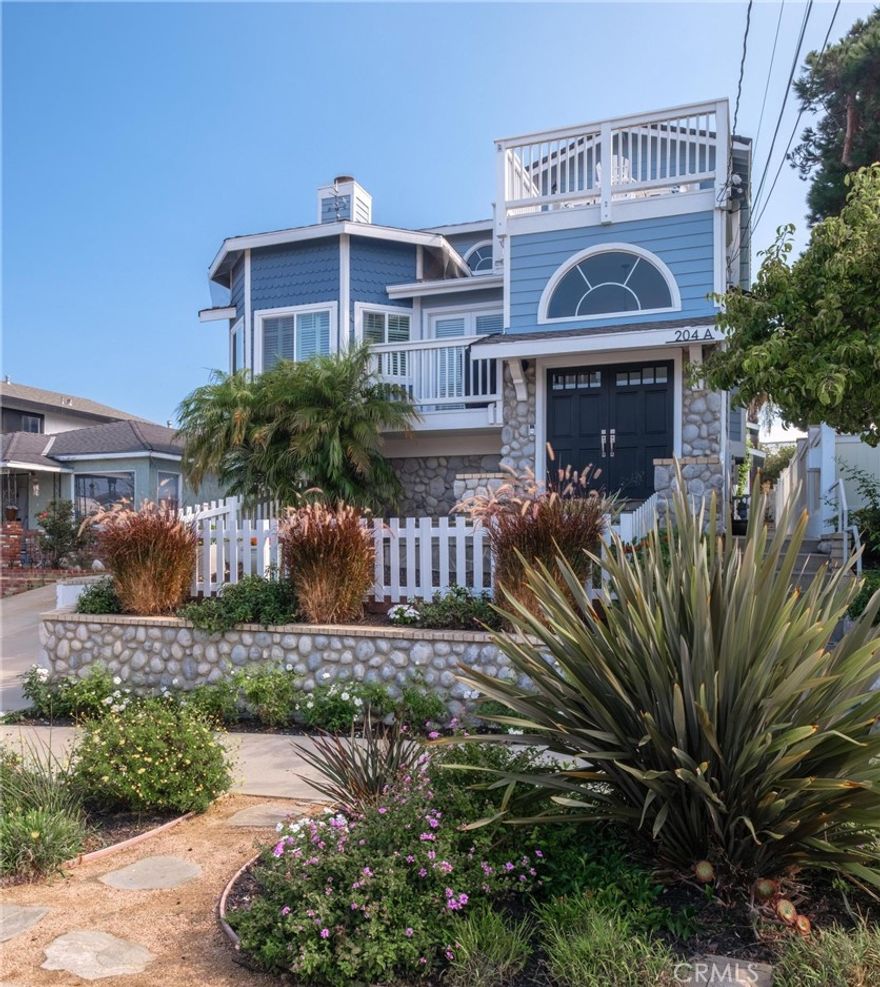 South Redondo Beach Coastal Retreat – First time on the market, this front detached townhome is ready to welcome its next chapter. Built in 1991, the home lives like a single-family residence, offering 2,230 sq. ft. across three airy levels with 4 bedrooms and 3 baths. This South Redondo gem captures the essence of coastal living—light-filled interiors, ocean breezes, and inviting spaces designed for gathering. Main Level: The heart of the home invites you in with high ceilings, a stone fireplace, and finished wood floors that flow throughout. The remodeled kitchen with island opens seamlessly to the dining and living areas, while French doors lead to a deck with gas hookups—perfect for a barbecue. Two comfortable bedrooms and a full bath complete this level, all framed by expansive windows that bring the outdoors in.

Top Level: The primary suite feels like a private coastal retreat with vaulted ceilings, a fireplace, a walk-in closet, and a spa-inspired bath with soaking tub, separate shower, and dual vanities. Just beyond the primary, a sizable family room with fireplace opens to a spacious deck creating the perfect indoor-outdoor space to watch the sun dip below the horizon—and on the 4th of July, enjoy fireworks over the Redondo Pier.

Lower Level: The bottom floor offers a guest bedroom and full bath, a convenient laundry room, and a two-car garage with plenty of room for storage, surfboards, bikes, or beach gear. Location: Set in the heart of South Redondo Beach, this home is just a bike ride or stroll from the sand, close to award-winning schools, neighborhood parks, trendy eateries, and boutique shopping. Whether you’re hosting friends, catching a sunset from your deck, or embracing the laid-back pace of beachside living, this location offers it all.

A rare opportunity to own a piece of the South Bay coast!