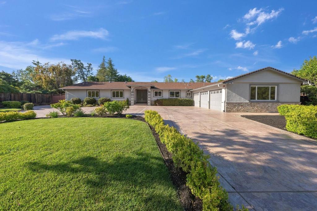 Exceptional custom home nestled in the prestigious foothills of Saratoga. Extensive remodel completed to create the ultimate California lifestyle home. Expansive open floor plan design. Grand formal entry. Beautiful custom flooring through out. Stunning kitchen with stone countertops, custom cabinets, commercial grade appliances, designer fixtures and much more... Expansive mud/utility room between the garage and kitchen area. Large family room plus large lounge/entertaining room. 2 primary suites. All bathrooms have been remodeled using the finest materials. The main primary suite features an impressive lavish spa inspired bath. *20,570+/- sf flat lot*. The grounds are beautifully manicured. Award winning Saratoga schools. For those looking for the ultimate home in which to live, this property will exceed expectations!
