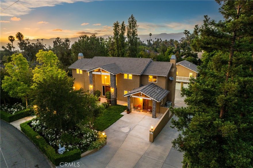Triple Income Potential! Sprawling 4,685 sq ft Redlands Estate + Detached Guest House + Resort-Style Balcony - Discover a one-of-a-kind property offering luxury living, exceptional income potential, and significant value beyond its square footage. This is not just a home; it’s a private estate designed for multi-generational living, savvy investors, or those who demand space & flexibility. **Your Value-Packed Offering** 3-LEVEL Main House: #1 "Lawyer Level" Private Apartment (Lower Level)  >Fully Separate Entrance & optional interior access. >Move-in ready 3-BR, 2-BA, brand-new kitchen, dining, family room & laundry. >Prime Rental Suite or In-Law Haven. #2 "Opera Level" Grand Living (Main Floor) > Sunlit great room w/ soaring ceilings, cozy fireplace & chef’s kitchen (6-burner stove, dual dishwashers, massive island). >Seamless flow to dining + your outdoor entertainer’s paradise! #3 “The Primary Retreat” (Upper Level) >Spa-like bath, cedar closet & balcony access. >Bonus loft (office/reading nook). Crown Jewel: The Expansive View Balcony (284 sqft, Not incl. in Main sqft). Detached Guest House/ADU (969 sqft, not incl. in Main sqft. or price) >Private 1-BR, 1-BA w/kitchenette. >Located above the massive garage (not incl. in main sqft) >Ideal for guests, studio, or high-value rental income. Other Features: Your Private Resort Deck w/hot & cold water sink, built-in barbecue, prep station, and ample seating. Breathtaking Views - enjoy morning coffee or sunset dinners overlooking partial city lights & mature trees & lush foliage. Perfect Flow - directly accessible from the main living area, connected via stairs to the lower yard, and ideal for gatherings. (This premium outdoor living space adds immense value but is not incl. in the main home's sqft.) Unmatched Parking & Grounds - 6-CAR GARAGE & DEDICATED RV PARKING. Expansive driveway for abundant overflow parking. Grassy play areas, fruit trees & serene patios. Why It's A Great Value: You Pay for 4,685 sq ft - But Receive So Much More: an ADU, a huge garage, and a luxurious balcony (+ other balconies)! These premium features are not reflected in the main home's sqft or price/sqft calculation. This is an extra value gifted with the property. Triple Revenue Streams - Potential to rent BOTH the Lawyer Level apartment and the detached ADU simultaneously. This is a LEGACY property offering rare flexibility, income potential, and lifestyle – all within Redlands' coveted charm. The extras alone redefine value.