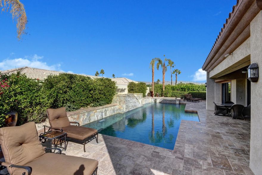 Welcome to your vacation retreat. PD141 Is a private desert home located in the gorgeous Avondale community, which is considered ''one of the best kept secrets in the desert.'' With over 4000 square feet of living space, a single level layout, beautiful private pool and spa, and vast kitchen, this home will satisfy all your vacation needs.  You will delight in the open floor plan of this home. The living room is perfect for entertaining, with an oversized L-shaped couch with plenty of room to gather with your family and talk about your favorite vacation memories. The large picture window and fireplace are perfect for cozy nights in. The family room hosts a large sectional sofa and large flat screen television. If you are look for fun, this home offers a wet bar with seating for seven, dazzle your friends with the perfect cocktail before heading over for a game of pool.  The generous kitchen includes beautifully granite countertops and tiled floors, perfect for easy clean up, and a large center island, double ovens and stainless-steel appliances - this is a sure win for the cook of the family. The dining area offers seating for 8 paired with large window views of the handsomely landscaped back yard. This home is perfectly designed to keep all your family and friends comfortable with plenty of space for everyone to be together. Available for 1 - 6 month lease. April  $16500, May - October $8000 per month. Already booked December 2024 - March 2025
