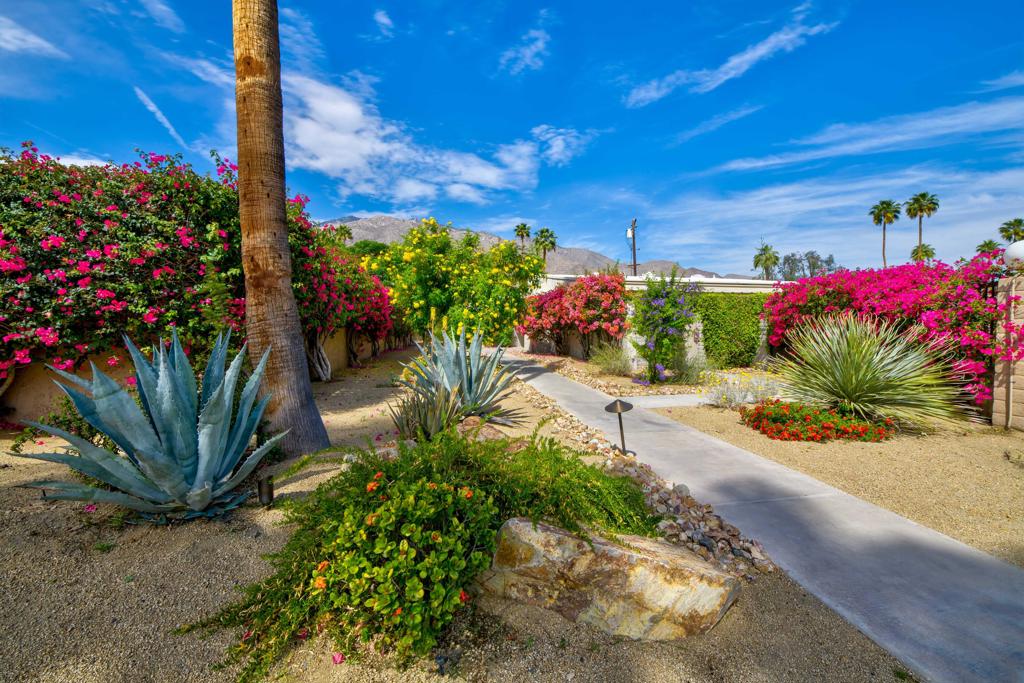 Palm Springs Modernism at Its Best!Welcome to 1111 Ramon #1, where classic Mid-Century charm meets industrial chic in the heart of Palm Springs. This beautifully designed 2-bedroom, 1-bathroom home captures the essence of desert living with sweeping mountain views and a location just minutes from vibrant downtown.Step inside to discover a stylish interior featuring granite countertops, stainless steel appliances, and a thoughtful layout perfect for relaxing or entertaining. The home's blend of mid-century character and industrial flair creates a warm, modern vibe throughout.Enjoy the enclosed backyard--ideal for private lounging or hosting under the stars. Residents also have access to a community pool, clubhouse, and other amenities that make this home a true desert gem.Whether you're looking for a weekend escape or a full-time retreat, 1111 Ramon #1 offers the perfect combination of location, style, and comfort.