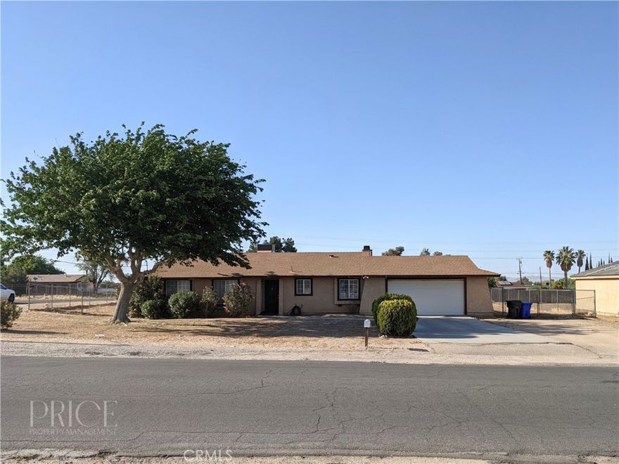 Introducing a charming 3 bedroom, 2 bathroom house located in the desirable area of Victorville, CA. This cozy home features a welcoming fireplace, perfect for cozy nights in. With a 2 car attached garage, ample parking, and RV parking, there is plenty of space for all your vehicles. The large driveway and corner lot provide added privacy and convenience. The backyard offers a great space for outdoor entertaining or simply enjoying the California sunshine. The new vanities add a touch of modern elegance to the bathrooms. Don't miss out on this fantastic opportunity to make this house your home in a great location.



MUST DRIVE BY THE PROPERTY BEFORE CALLING TO MAKE AN APPOINTMENT



QUALIFICATIONS

-Must show a monthly gross income of 2 ½ x the rent (cumulatively)

-Must have a credit score of 650+ (individually)

-Online Application must be filled out completely with nothing missing.

-Tenants must carry renters Insurance. Have proof of insurance before moving in.



APPLICATION PROCESS

-Must view the inside of the property before submitting an application.

-A rental application from every person 18 years or older completely filled out.

-Credit check and processing fee of forty ($40) dollars paid online, per application.

-Copies: Drivers license, Social Security Card, uploaded.

-Paystubs for the last three (3) pay periods, and 2 month current bank statements.

-If the person gets paid cash, we need copies of bank statements from the past six (6) months uploaded.

-Self employed we need last 2 years of tax returns.
