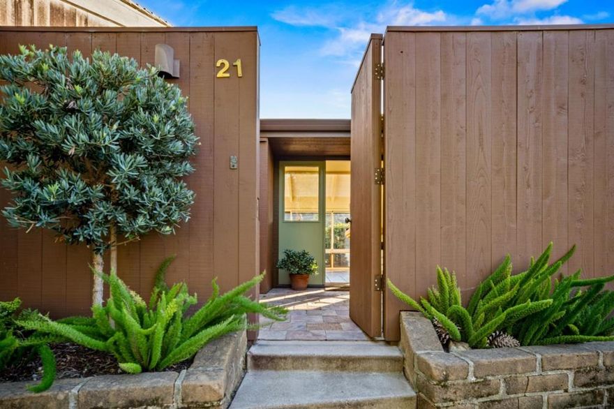 Welcome to this beautifully maintained single-level condo in the sunny Quail Lodge community of Carmel, CA. This inviting 2-bedroom, 2-bath condo offers an open layout with high ceilings and abundant natural light. Enjoy rare privacy with a charming front patio and a wrap-around back patio surrounded by lush landscaping. The sunny, south-facing patio, set along the 8th tee, offers a tranquil place to unwind with views of the Santa Lucia Mountains.  Inside, the thoughtful design offers a perfect blend of comfort and convenience, making everyday living feel easy and refined. The home is ideal for full-time residents or those seeking a tranquil retreat. Located just minutes from downtown Carmel and steps from world-class golf and scenic walking trails, this premier community is perfect for outdoor enthusiasts.