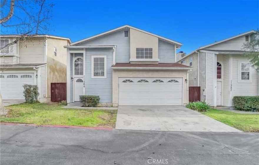 Welcome home to this beautiful Townhouse in a gated community in the heart of Pacoima. Nestled in the desirable California gated with 24-hour guarded community. This 2+2.5 bath, plus a loft that can be used as an additional room. home boast 1729 sq ft of luxury living space. Lots of sunlight entering the unit, on its beautiful laminate flooring, fireplace and marble style counter tops in the kitchen, breakfast bar and built in microwave. Master bedroom has its own bathroom. Cold air blowing AC for those hot days. Sparkling community pool and spa In a very quiet community. Close to shopping center and freeways.