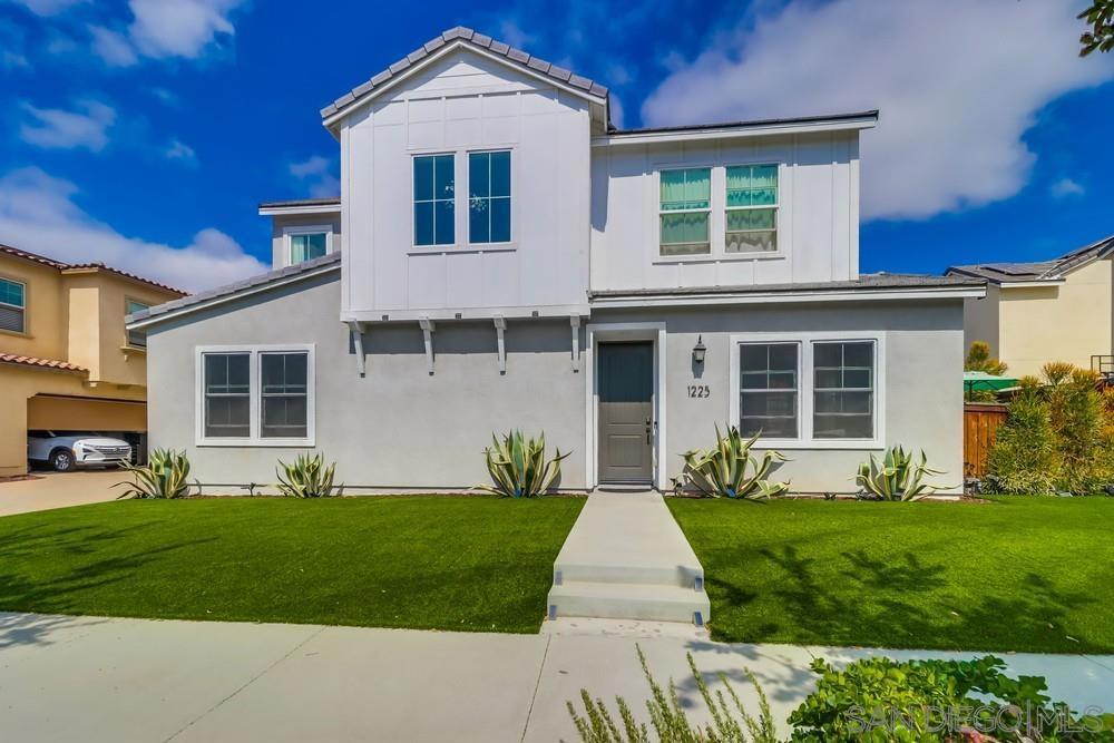 Gorgeous farmhouse-style four-bedroom, three-bath home located in the highly desirable Escaya community of Chula Vista. This spacious residence offers a versatile loft, an abundance of natural light from oversized windows, and Indigo’s signature open-concept floor plan that seamlessly blends indoor and outdoor living—perfect for enjoying the year-round San Diego sunshine. Step outside and discover why Escaya is one of the most sought-after neighborhoods in the South Bay. Your home is just a short walk to the 8-acre community park, complete with a mini-soccer field, dog park, playgrounds, and green open space for gatherings. Residents also enjoy access to resort-style amenities including a pool, clubhouse, fitness center, and walking trails. Conveniently located near top-rated schools, shopping, dining, and freeway access, this home offers the perfect balance of comfort, lifestyle, and community.
