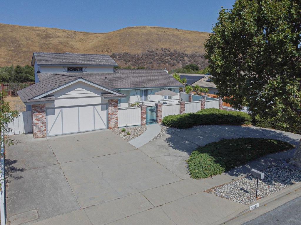 This rare Toro Park 5-bedroom, 3-bath home spans 2,103 square feet and sits on a 9,262-square-foot lot. It features a circular driveway, private courtyard, an updated kitchen with custom cabinets, a separate family room, and a large living-dining room combo with a fireplace. Three bedrooms are on the first floor, including the primary bedroom suite. The backyard includes patios, a pergola, fruit trees, and direct access to the Ft Ord National Monument and hiking trails. It is located in the Washington Elementary School District, near all South Salinas amenities and Toro County Parkonly 20 minutes to the Monterey Peninsula.