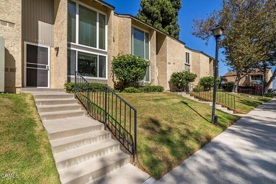 New Listing! Rarely available townhouse condominium in Todd Ranch 2. This beautiful unit features high ceilings, full front windows -- and a downstairs bedroom with a full bathroom. The upstairs features a large bedroom suite, and a full bathroom with dual vanities. There is another upstairs bedroom with a grand view of the large patio below. The unit comes with three parking spaces (a one-car garage, the driveway space and a numbered reserved space). This charming three bedroom, two bath unit has a beautifully updated kitchen that opens up to a grand living room with high ceilings and plenty of natural light. Another wonderful feature of this unit is the oversized patio with lush gardens, where your family and pets can enjoy an afternoon barbecue with the chirping birds and a nice coastal breeze. The unit is located in a prime location in the complex providing ample parking on a private street. Todd Ranch has four swimming pools and four clubhouses. The HOA dues include water and trash. Located within a Planned Urban Development (PUD) this property qualifies for Conventional, FHA and VA financing. Todd Ranch is an established, safe, friendly, all age community in a serene park-like setting. The complex is centrally located near restaurants, shopping centers, parks, recreation centers and top-rated multi-level schools. Don't miss this opportunity to own one of the most desirable townhomes in the complex and live in one of the most desirable neighborhoods in Ventura.