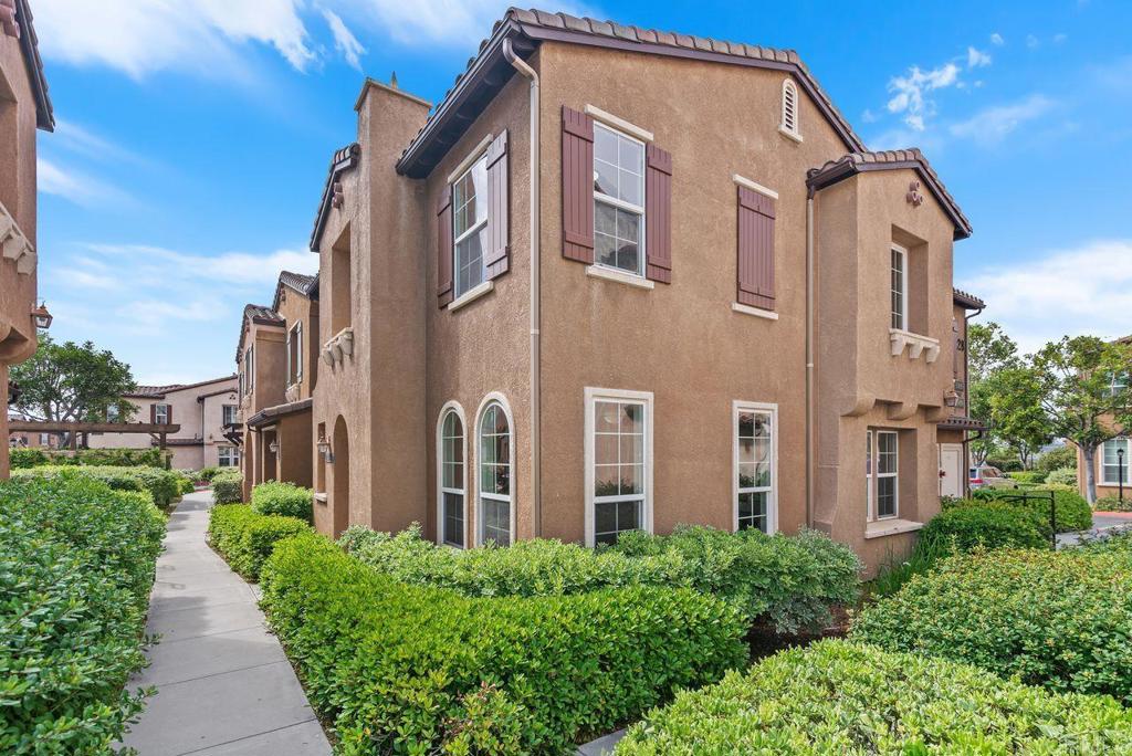 Do not miss the opportunity to own this 3 BR + Loft, 2.5 BA townhome in the highly sought-after Airoso community in Pacific Highlands Ranch! This light-filled end-unit home offers a flexible floor plan featuring spacious living and dining spaces, an updated kitchen and a versatile upstairs loft perfect for a home office, playroom, or media space. You’ll also find three upstairs bedrooms, including a generous primary suite with a walk-in closet and dual-sink vanity. Additional highlights include an upstairs laundry room, central air conditioning, and an attached 2-car garage with direct kitchen access. Enjoy resort-style amenities just steps from your front door, including a sparkling pool, spa, fitness center, basketball, tennis and clubhouse. Ideally located within walking distance to award-winning schools, shopping, dining, and the Village at Pacific Highlands Ranch, this townhome offers the perfect blend of comfort, community, and convenience.