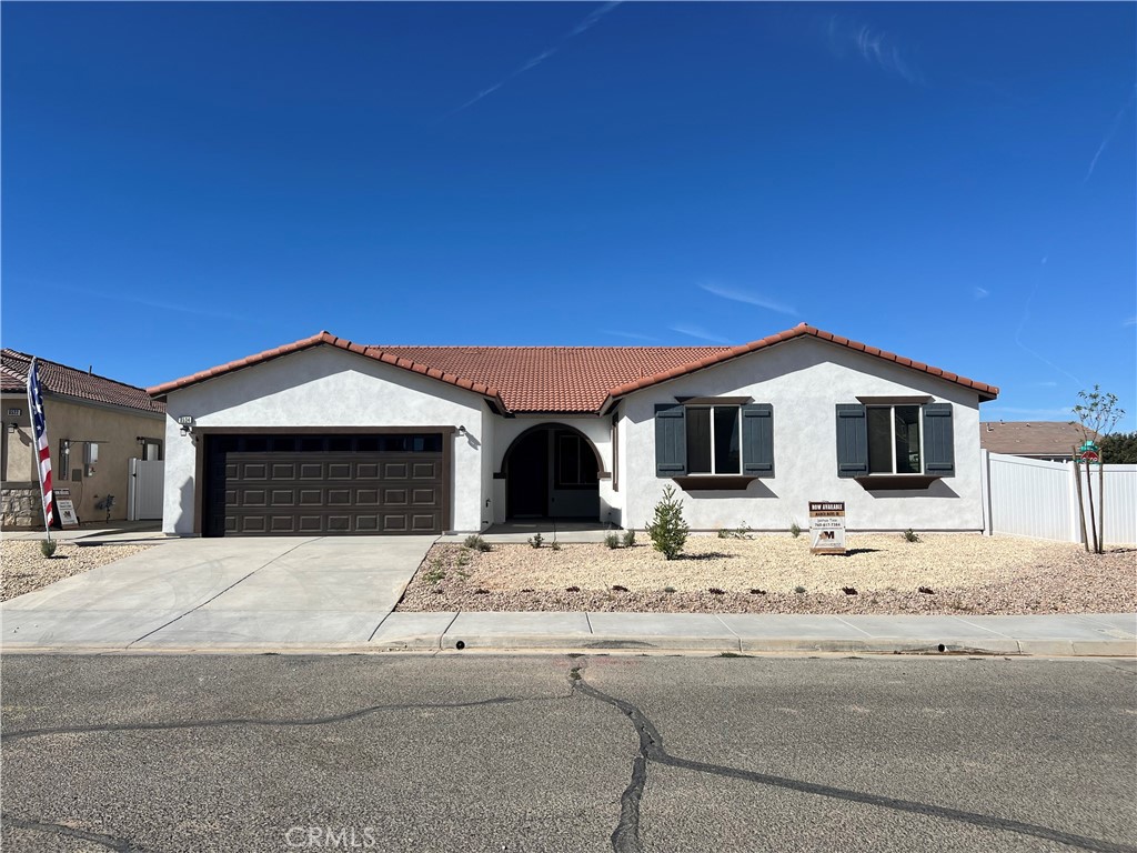 New Construction in a great Hesperia neighborhood, just off Cedar and Escondido. Single story, 2,914 sf. Main potion of home has 4 bedrooms, 2 bathrooms and a 4 Car Tandem Garage. Attached but separate casita/mother-in-law suite is a 1 bed, 1 bath with full living room, kitchen, walk-in closet and laundry room. Absolutely stunning casita. Many upgraded features including a beautiful custom kitchen. Schedule a walkthrough today.