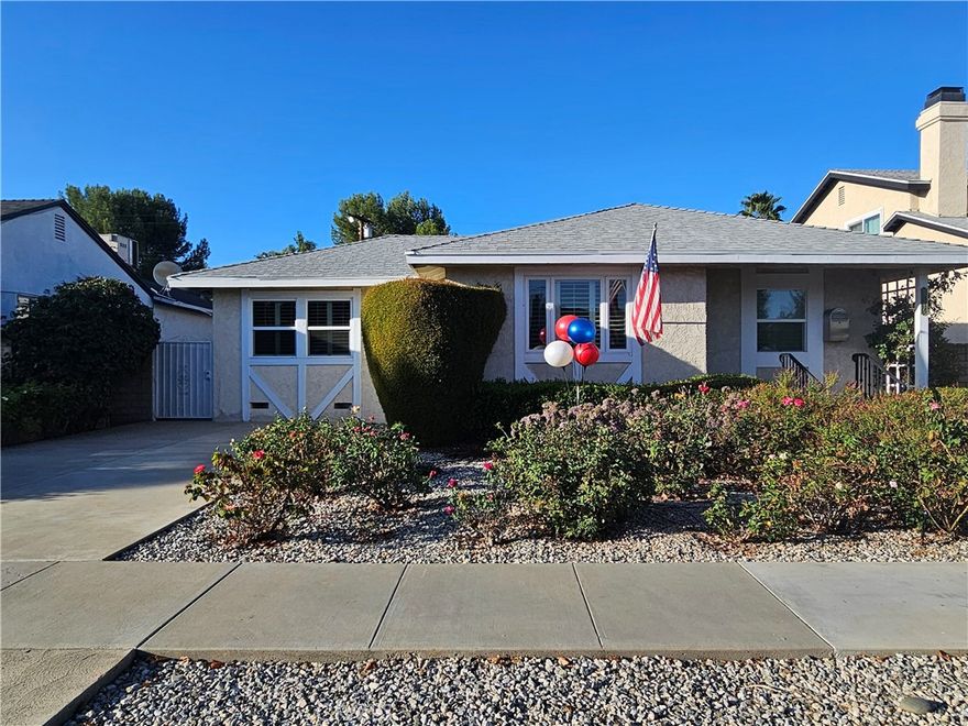 3 spacious bedrooms and 3 bathrooms in Popular Encino location, includes 2 bedrooms with en-suite baths, providing added Privacy and Comfort. Hardwood floors throughout, Central Air/Heat, Dual-Pane Windows with Plantation Shutters, and Recessed Lighting that creates a warm, inviting atmosphere. The Kitchen boasts granite countertops, with Breakfast/Buffet Bar and stainless steel appliances, perfect for preparing gourmet meals. A separate dining area provides the ideal space for entertaining guests or enjoying family meals. Outside, the low-maintenance patio with a BBQ area is perfect for outdoor gatherings and relaxation. The home also offers convenient front and rear driveways with a gated entrance, providing extra parking space for multiple vehicles or guests.