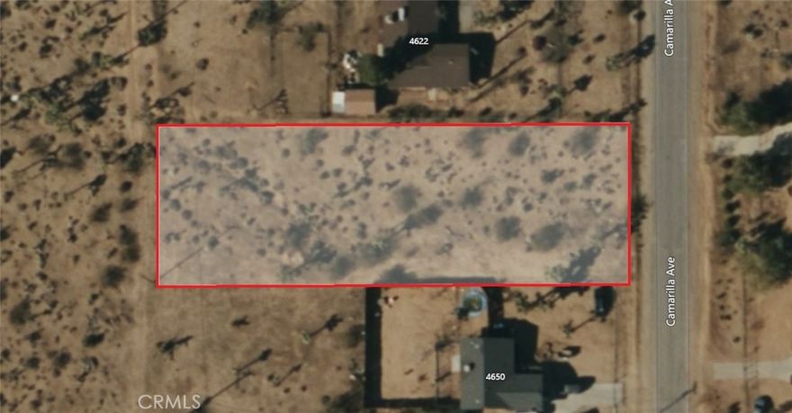 333 Camarilla Avenue, Yucca Valley (APN: 0598-101-09-0000) offers wide skies and open horizons. A parcel filled with possibility, inviting your vision in the heart of the High Desert. Address is for MLS input purposes only. County has not assigned an official situs address. Parcel is identified by APN and GPS coordinates. Buyer to verify location, zoning, and utilities.
