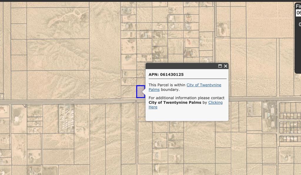 1 Acre On Hwy 62 Near El Camino Road