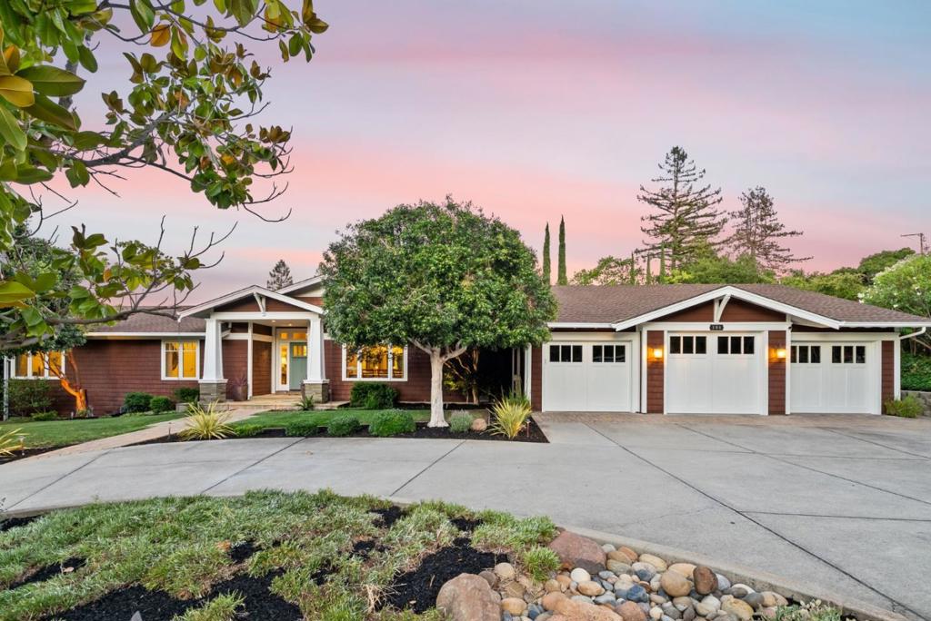 Beautiful single level Craftsman style home located in the highly desirable Surrey Farms neighborhood! Ideal floor plan for combination of family comfort and resort style living with the seamless indoor outdoor integration. The gourmet kitchen is a true centerpiece with double islands, bar seating, eat-in dining area, double ovens, large walk-in pantry, Wolf range and Sub-Zero refrigerator. Open concept to a spacious family room with a wet bar, wine refrigerator and French doors leading to the stunning backyard retreat. Additional TV room sits adjacent to a stylish private office w/ full bath accessible from backyard. The expansive primary suite offers backyard access, dual walk-in closets, frame less glass shower, large jetted tub, dual vanities and a makeup counter. This exceptional property features newer hardwood flooring throughout, LED lighting, high ceilings, solar with Tesla power walls for house and separate solar system for the pool. The backyard is built for entertaining with a spacious patio, lawn area, sparkling pool & spa and a cozy fire pit offering the ultimate indoor-outdoor lifestyle. Oversized 3-car garage w/ EV charger. Bonus 241 sq ft loft perfect for workout or private office/study area. Wonderful built-in cabinetry. Terrific storage throughout. Immaculate!