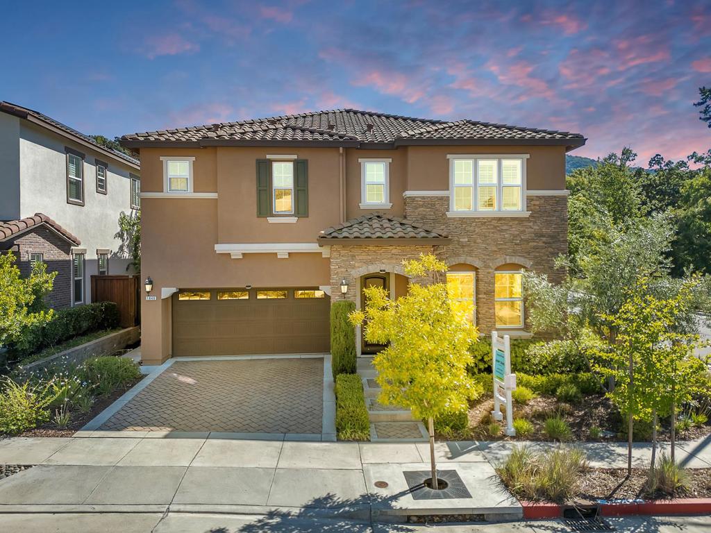 Almaden with Los Gatos schools. top ranked Blossom Hill, Raymond Fisher Middle & Los Gatos High. The Brookside community is a fairy tale village loved by its residents. Nestled within a serene enclave, Guadalupe creek rings through the majestic oak trees. Facing the breath taking oak trees, this opulent mansion (3186sqft w/ 5bd/4ba) sits at one of the best lot in the village. Spanning across two lavish stories, the interior exudes an aura of sophistication and tranquility. Nature colored wide plank wood floor all over, with soaring 10 feet high ceilings leading though a gleaming aisle passing the charming formal dining room, magnificent living room/kitchen open space bathed in natural light; the gourmet kitchen featuring a super large island, high end appliances, pantry& lot of cabinets. There is a ground floor bedroom and full bath. Elegant stair case leading to the 2nd flr, spaciously designed resplendent primary suite offers a haven of repose, while en-suite bathroom reminiscent of a high-end spa boasts dual walk-in closets. extra loft space a good gathering space for family. 2 car garage w/ Solar & EV charger. Next to natural trails, creeks and parks. Short drive to Costco, Whole Foods, Trader Joes, Safeway, Ranch 99 and lots of restaurant/shops. A dream home!