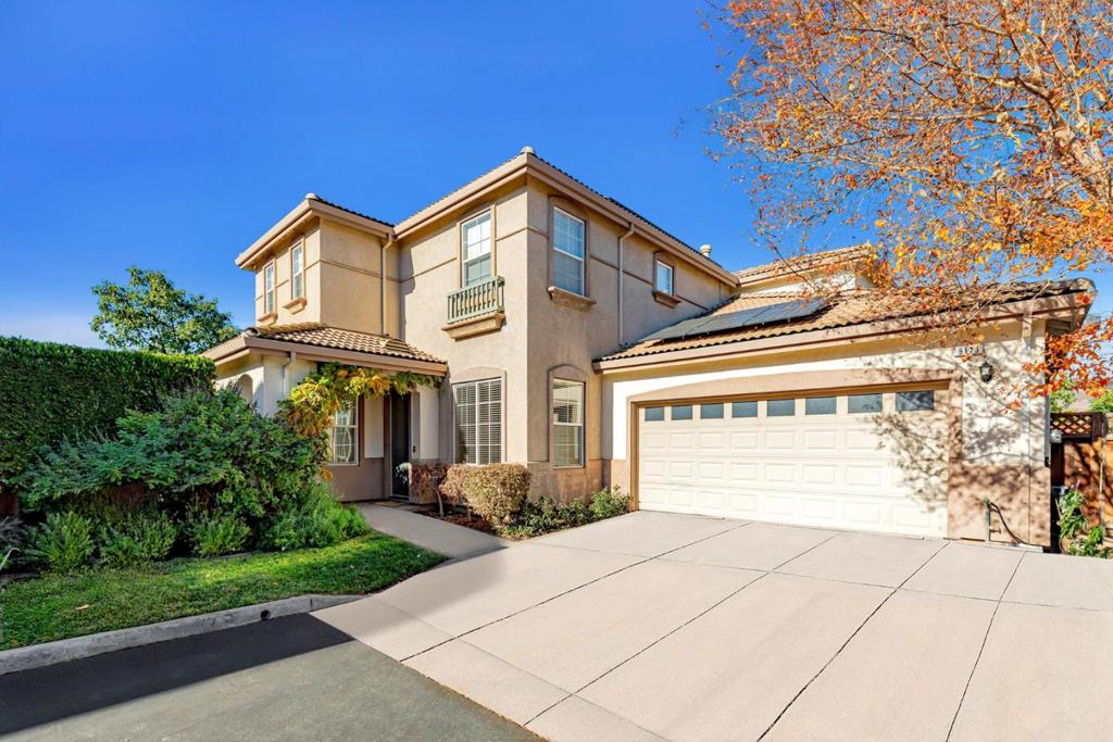 Welcome to 9175 Desiderio Way, a charming 5-bedroom, 3-bathroom single-family home located in the heart of Gilroy, CA. Nestled in a private and serene cul-de-sac, this well-maintained two-story residence with sturdy tile roof offers 2,784 sqft of cozy and functional living space on a generous 5,645 sqft lot, perfect for family gatherings and relaxation. The attached 3-car garage provides ample parking and storage space. Step inside into the open floor plan featuring bright and spacious living areas enhanced by laminated wood flooring throughout, connected to a dream chef's kitchen with a quartz countertop large island. One bedroom and one bath are conveniently located downstairs for easy access, as well as a separated den with the potential use as office space or additional downstairs bedroom. Step outside to your private oasis with abundant fruit trees, the well-kept backyard is ideal for entertaining, gardening, or simply enjoying the peaceful neighborhood. Conveniently located in a friendly community with easy access to commuter highways, schools, dining and shopping, this home is ready to welcome you!
