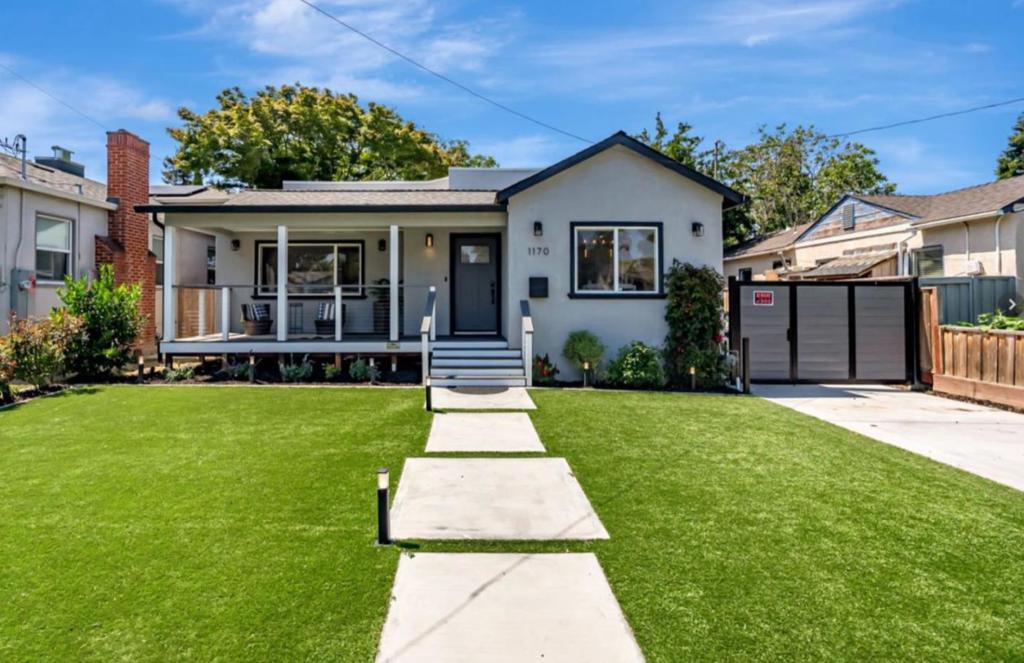 Welcome to this charming home nestled in the vibrant city of Hayward. Spanning 1,064 sq ft, this residence offers three bedrooms and one full bathroom, making it an ideal choice for families or individuals seeking a cozy living space. Fully Remodeled. The kitchen is equipped with modern amenities, including a dishwasher, hood over range, quartz countertops, refrigerator, and a built-in oven range with gas cooking, perfect for culinary enthusiasts. The home features a dining area and a kitchen/family room combo, providing versatile spaces for relaxation and entertainment. Comfort is assured with central AC and ceiling fans, while the warmth of a fireplace adds a touch of coziness to the ambiance. Durable tile and hardwood flooring run throughout, enhancing the home's aesthetic appeal. Laundry needs are easily met with an in-unit washer and dryer. Located within the Hayward Unified School District, this property also includes a spacious two-car garage and a shed for extra storage.