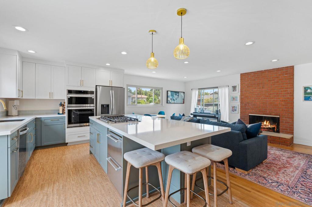 Welcome to your dream home in coveted North Pacific Beach—where timeless design, thoughtful upgrades, and an unbeatable location come together to create the ultimate coastal lifestyle. Step inside to find a light-filled, open-concept living space where every detail has been carefully considered. The brand-new kitchen features high-end finishes, custom cabinetry, sleek countertops, and modern appliances—all seamlessly integrated for both style and function. The kitchen flows into the dining and living areas, making it an ideal space for both entertaining and everyday living. Just a short stroll to the sand, award-winning local schools, and beloved neighborhood hangouts like Java Earth Café, The Fishery, and Fig Tree, this fully remodeled 3-bedroom, 2-bathroom residence offers the perfect blend of beachside charm and modern luxury. Both bathrooms have been completely reimagined with spa-like finishes, including heated floors in the primary bath for added comfort. Wide-plank flooring runs throughout the home, tying each space together with warmth and sophistication. Behind the scenes, all systems have been upgraded: new electrical, new plumbing, new solar, and a new mini-split HVAC system, ensuring peace of mind and energy efficiency for years to come. The home’s exterior is just as thoughtfully finished, with fresh paint and beautiful curb appeal. Out back, your private oasis awaits—featuring a sparkling pool, sunny patio areas, and lush landscaping. Whether you’re hosting summer gatherings or enjoying quiet evenings under the stars, this space offers year-round enjoyment... Tucked away on a quiet cul-de-sac, this property also includes a two-car garage and plenty of storage. And while the home is peaceful and private, it's also incredibly walkable—just minutes to the beach, neighborhood parks, local eateries, and the laid-back vibrancy that makes North Pacific Beach so special. This is more than just a home—it’s a lifestyle. A rare opportunity to live in one of San Diego’s most desirable beach communities, with every upgrade already in place. Don’t miss your chance to own this one-of-a-kind property. Homes like this don’t come around often—and when they do, they don’t last.