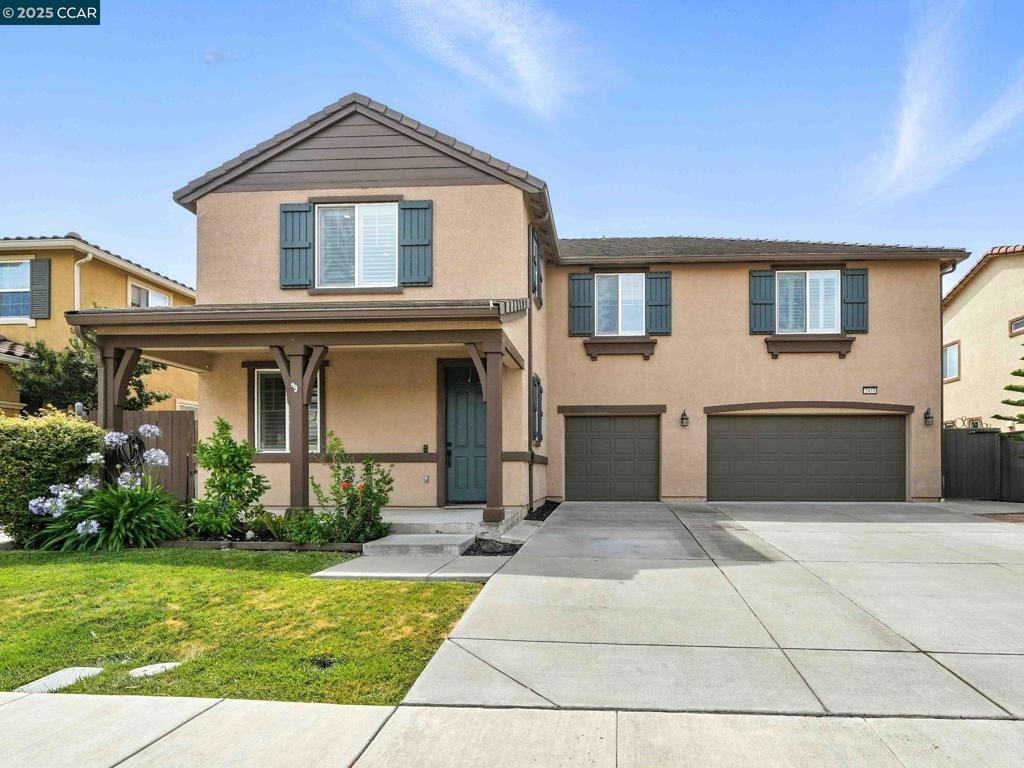 Welcome to 2433 Sanders Lane in Fairfield’s desirable Gold Ridge subdivision! This spacious 3,333 sq ft home offers luxury living with 4 bedrooms, 3 bathrooms, and a rare 4-car garage. The heart of the home features an open-concept kitchen and living space, ideal for entertaining. Step into your backyard oasis with a solar-heated pool—perfect for relaxing on warm California days. The paid-off solar system and two Tesla Powerwalls ensure energy efficiency and peace of mind, along with an EV charger for your electric vehicle. The expansive primary suite boasts a walk-in closet so large it feels like its own bedroom. Located near parks, shopping, and top commuter routes, this home combines comfort, technology, and convenience. Don’t miss this one-of-a-kind opportunity!