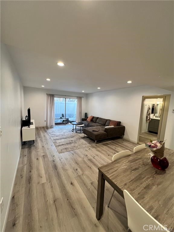 Welcome to your luxurious retreat! Available for showings starting August 8th. This fully renovated 3-bed, 2-bath condo in the sought-after Village Northridge community in Porter Ranch Enjoy the convenience of a main-level unit with stunning views and an unbeatable location within the development. Step inside to discover an open concept floorplan adorned with wood vinyl flooring, creating a warm and inviting atmosphere. Features an in-unit washer and dryer. The kitchen is a chef's delight, boasting newly updated granite countertops, and stylish shaker-style cabinets, perfect for preparing delicious meals. Relax in the spacious primary bedroom suite featuring dual closets and a luxurious ensuite full bath, offering privacy and tranquility. The generously sized 2nd and 3rd bedrooms are adjacent to another full bath, providing ample space for family or guests. Entertain in style on your gorgeous private patio, flooded with natural light and offering plenty of space for gatherings. Additional highlights include gated entry, two side-by-side parking spots. Indulge in the community's wonderful amenities, including a pool, spa, and gym areas, all included in the rent along with gas, water, sewer, and scavenger services. Centrally located and just moments away from CSUN, Granada Hills Charter, and other award-winning schools, this condo offers the perfect blend of luxury and convenience. Don't miss out on this incredible opportunity to experience resort-style living in the heart of Porter Ranch!