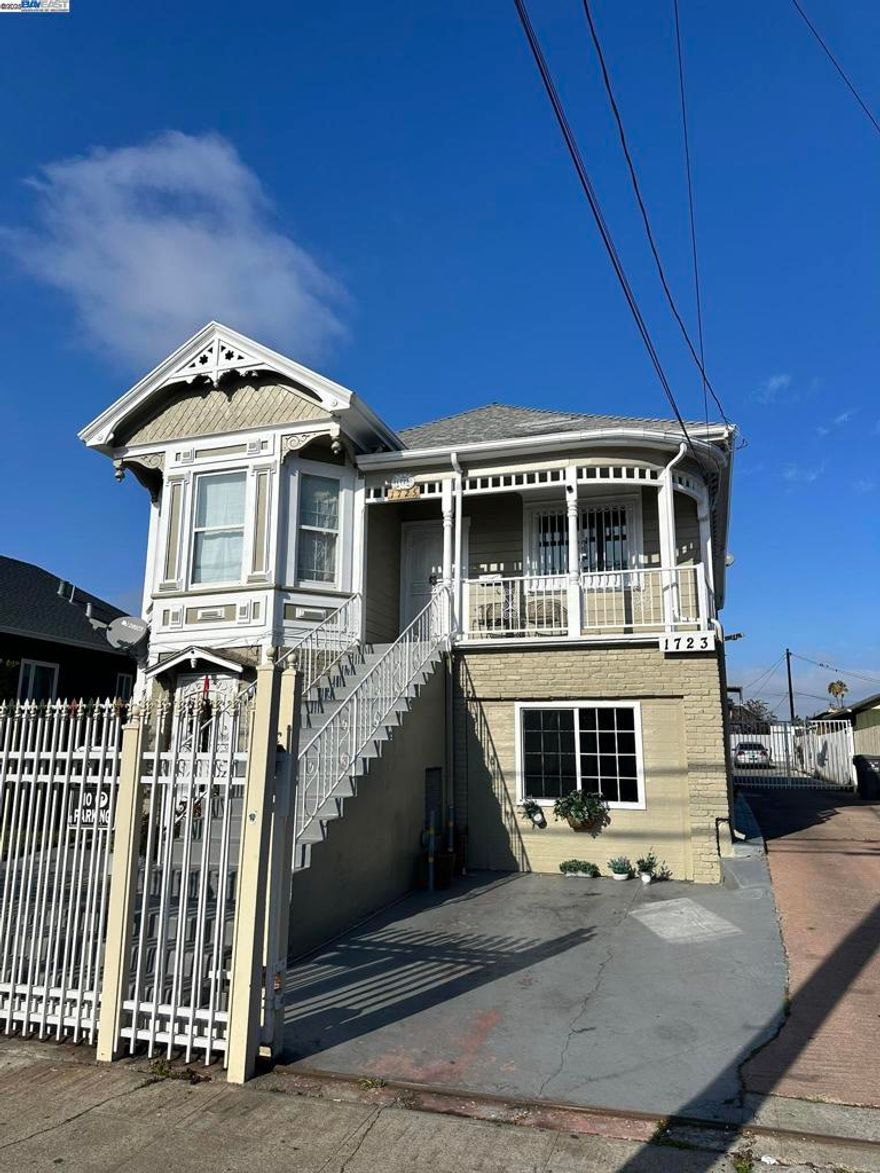 One of a kind! Hurry, it won't last! Extraordinary Income Opportunity, private Oakland Victorian Home. Or enjoy a large home and collect income from ADU and Basement. Rare HUGE lot size of 9,932 sqft. The main home upstairs has some of the original craftsmanship of the last century, with a spacious formal dining room and large kitchen for family gatherings and entertainment. The house features six large bedrooms and 3 full baths with lots of windows and plenty of natural light. Downstairs, there is a 2-bedroom, 1-bathroom Junior ADU that already produces $2100 income per month. Long driveway with plenty of parking space. The large yard is enough for a future ADU. Check with the City to potentially build more units.  The current rent for the additional non-conforming unit is $2,100. Well-maintained and cared for by the owners. Updated plumbing and electrical were done in 2019. Sewer Lateral compliant. Strategic location with easy access to Bay Area Rapid Transit stations, Oakland Arena, Oakland Zoo, and all essential amenities. Easy access to 880 and 580 freeway with a few minutes to the International Oakland Airport.