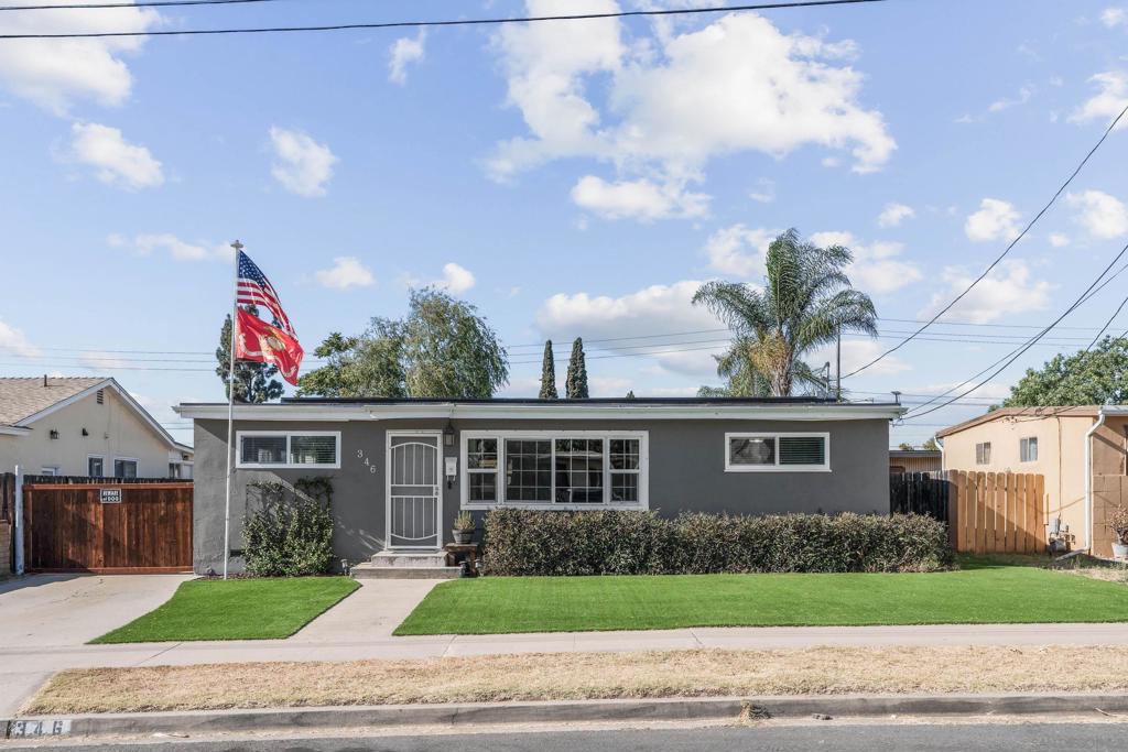 Beautifully updated 3-bedroom home on a HUGE 9,200 lot in a central El Cajon. Step inside to find a light-filled open floor plan with all new dual-pane windows, upgraded laminate flooring, and fresh interior and exterior paint. The remodeled kitchen shines with modern finishes, while ceiling fans in every room and a powerful wall A/C unit keep the home comfortable year-round. Additional upgrades include a newer roof and fully paid solar. Outdoors, the possibilities are endless. Enjoy a spacious covered patio and a large storage building perfect for all of your toys and hobbies. The expansive 9,200 Sq Ft offers RV/boat parking with convenient side-gate access. Just minutes from freeways, shopping, and schools, this home combines comfort, upgrades, and flexibility in one great package!