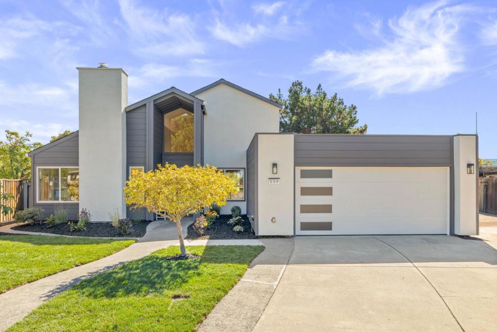 559 Marlin Court is more than a home; it is a statement. A rare waterfront gem in the heart of Redwood Shores, this fully renovated single-story, north-east facing, residence offers 4 bedrooms, 2 bathrooms, and approximately 2,360 sq.ft. of living space on an expansive 10,367 sq.ft. lot with a 2 car attached garage, blending modern luxury with the serenity of coastal living in Silicon Valley. Inside, an open concept floor plan highlights soaring ceilings and expansive windows, with a skylight adding warmth. The gourmet kitchen is a Chef's dream with Bosch stainless steel appliances, European style custom cabinetry, and new sleek counter tops, designed for both everyday living & effortless entertaining. Thoughtful design continues throughout, with spacious bedrooms, spa inspired bathrooms, and curated finishes that balance elegance with comfort. Step outside to your private dock, where mornings begin with coffee on the water and evenings end with breathtaking sunsets over the lagoon. Whether sailing, paddle boarding, or relaxing on your patio, this home offers an unrivaled waterfront lifestyle. Ideally located on the Peninsula near top rated schools, major tech campuses such as Oracle and EA Sports, the prestigious Bay Club, & the vibrant shopping and dining of Redwood Shores.