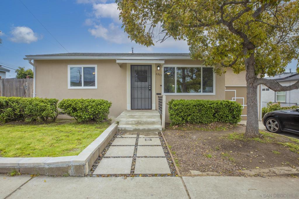Discover the perfect blend of comfort and style in this updated 2 bedroom, 1 bath La Mesa home. Inside, you’ll find a modern kitchen with upgraded appliances, beautiful hardwood floors, and bright, welcoming spaces. Step outside to your own private retreat with a fully fenced yard, mature fruit trees, and a spacious patio made for relaxing or entertaining. Laundry is conveniently located on the property, and there’s plenty of parking. Tucked away in a quiet neighborhood yet close to all that La Mesa has to offer, this home is full of charm.