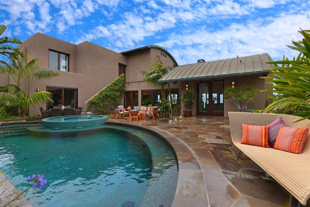 Swoon over this gorgeous oceanfront setting with panoramic views sweeping to Crystal Pier at the south and a picturesque cove to the north, the phenomenal architecture, and the absolutely unique and spectacular lifestyle of this home. A fantastic, completely private entry courtyard with pool and spa welcomes guests and dramatic wood beamed ceilings grace main living areas, echoing the curve of the surf outside. Exceptionally exquisite grounds include flagstone steps to the waterfront and the sea. SEE SUPP Everything about this brilliant home absolutely dazzles, from its seaside architectural curb appeal to the huge entry courtyard with pool, spa, dining and gathering areas,... amazing interiors with endless panoramic ocean views, gorgeous curvilinear ceilings, and finest quality finishes,... and a vast seaside deck plus exquisitely landscaped grounds with a paved pathway to a large fire bowl gathering area. A truly exceptional residence in a uniquely lovely and impressive oceanfront site.. Neighborhoods: Bird Rock Complex Features: , Equipment: Dryer,Pool/Spa/Equipment, Washer Other Fees: 0 Sewer: Sewer Connected Topography: LL