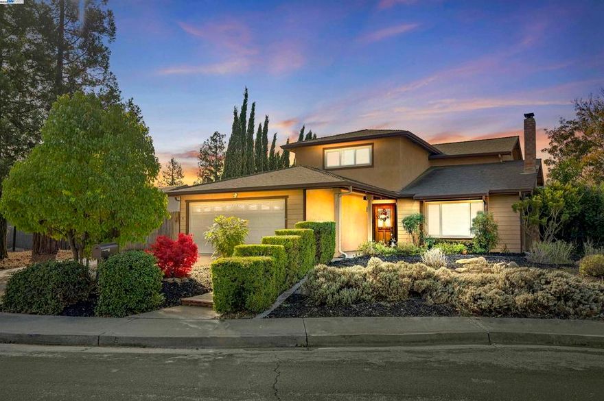 Welcome Home - to 9985 Windsor Way, nestled in one of San Ramon’s most desirable neighborhoods. This light-filled two-story home features vaulted ceilings, abundant natural light, and fresh interior paint. A classic floor plan offers both a living room and family room, each with a cozy brick fireplace providing inviting spaces to relax and entertain. Upstairs, you’ll find three generously sized bedrooms, ideal for family, guests and 1 bedroom located downstairs for a home office. The expansive backyard is a rare find, showcasing a private pool and ample space to create your outdoor oasis - perfect for summer gatherings, weekend barbecues, or quiet mornings. Enjoy easy access to the Iron Horse Trail, a local favorite for walking, running, and cycling, along with nearby City Center Bishop Ranch and The LOT for dining, shopping, and entertainment. With classic charm, great potential, and no HOA fees, this property is a true San Ramon gem ready to become your dream home.  OPEN HOUSE Saturday 12/21/25  1:00 pm to 3:00pm