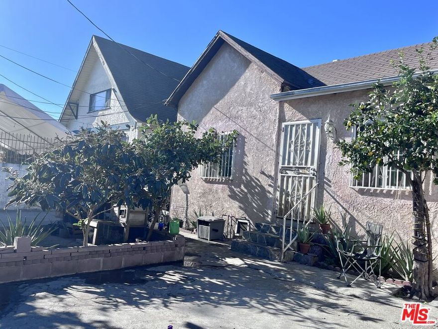 Contact the listing agent to arrange a showing.Great investment opportunity with 2 units plus one bonus unit in a prime location near Downtown LA, USC,transportation.The front unit offers 3 bedrooms and 1.5 baths, perfect for owner use or strong rental income. The back unit features 2 bedrooms and 1 bath. Attached, One vacant bonus studio sits in the middle.Great potential for additional rental income or guest space (buyer to verify permits). Spacious lot with a large backyard, two separate driveways, and Separate Water Meters for each unit.Great & respectful tenants.Owner currently only pays the water bill for one unit . Enjoy quick access to world-class live events, theaters, sports venues, and entertainment hotspots including the LA Coliseum, Crypto.com Arena, and downtown cultural districts & USC.Perfect for investors or multi-generational living..Don't miss the opportunity