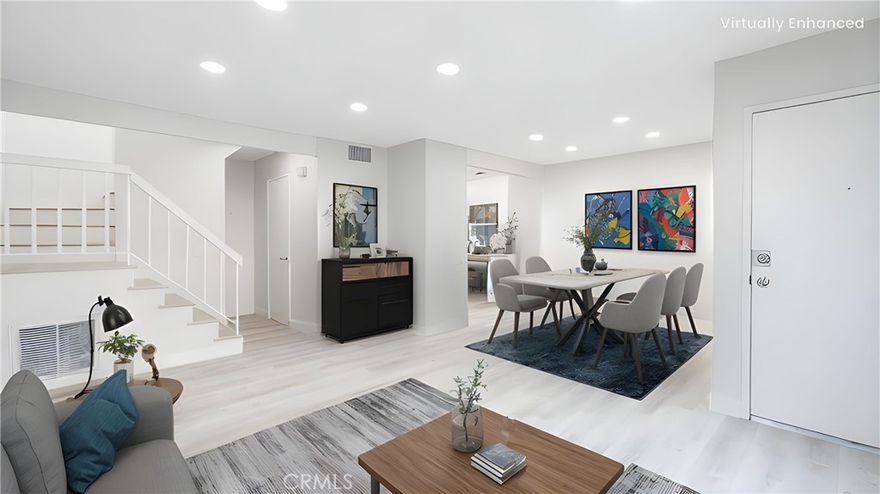 Back on Market- Buyer unable to perform. New, new, new! The seller invested nearly $100K in a full remodel by a licensed contractor. A complete list of upgrades and the contractor's details are available. 
Fully renovated townhome in a prime North Hollywood location.
Welcome to 12302 Runnymede St #4, a beautifully updated home with a brand-new feel throughout. This move-in-ready property features a fully remodeled kitchen with new cabinets, quartz countertops, and stainless steel appliances. The bathrooms have been completely upgraded with modern tile work, vanities, and fixtures. You’ll love the fresh paint on walls and ceilings, new recessed lighting, and updated AC and heating systems, creating a bright and comfortable living space. Located in a well-maintained community offering great amenities including a pool, tennis courts, and a picnic park—perfect for relaxing and enjoying time outdoors. With easy access to major stores, restaurants, and the 170 freeway for a quick commute to LA, this home offers both convenience and lifestyle. A fantastic opportunity for first-time buyers, families, or investors. Don’t miss it!