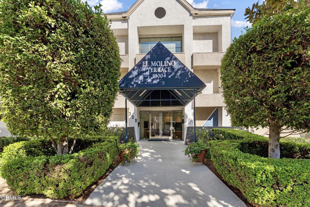 Welcome to 300 North El Molino Avenue, Unit 319, nestled in the charming El Molino Terrace community! This delightful top-floor condo offers 2 comfortable bedrooms and 2 full bathrooms, providing a generous 982 square feet of living space. Situated close to the Pasadena Playhouse, local shops, dining options, and Playhouse Village Park, you'll enjoy the best of Pasadena living.The kitchen is well-appointed with granite countertops, a gas range, refrigerator, dishwasher, and microwave. Enjoy the convenience of an in-unit washer and dryer. The open-concept living room and dining area feature a cozy gas fireplace and an abundance of natural light, with stunning mountain and treetop views from the private balcony.Community amenities enhance your lifestyle with a refreshing pool, an energizing gym, a relaxing sauna, and a barbecue area perfect for entertaining friends and family. The building also includes a media/recreation room for hosting movie nights or gatherings.Parking is convenient with assigned spaces in the garage, plus guest parking is available. An elevator ensures easy access, providing everything you need for comfortable living.Whether you're unwinding after a long day or entertaining guests, this low-rise condo in its prime location offers the perfect blend of convenience and relaxation. Come see it for yourself and experience the vibrant Pasadena lifestyle!