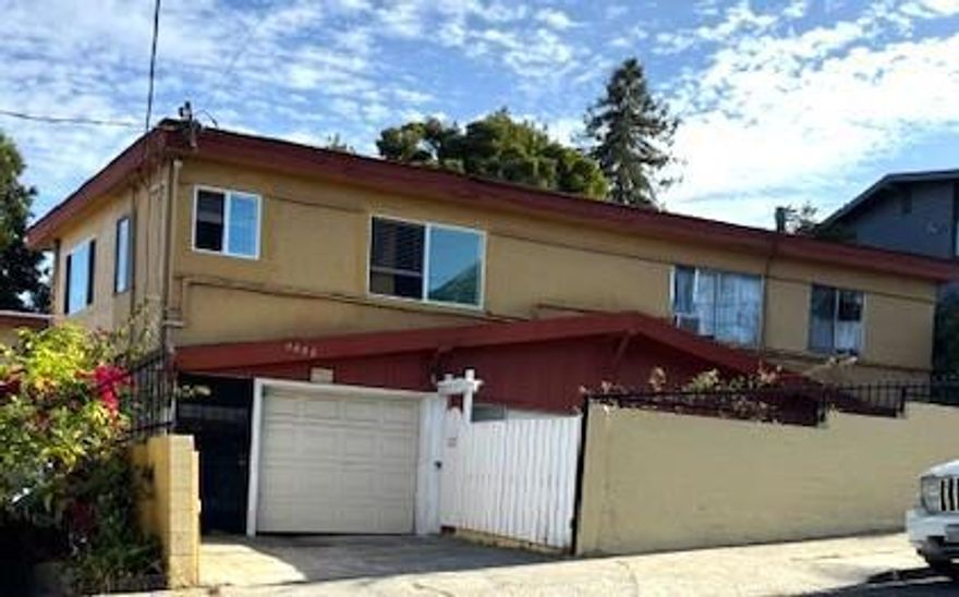 Welcome to this expansive 5,148 sq ft property located in the vibrant city of Oakland. This Apartment Building is nestled on a generous lot of over 9,000 sq ft, providing ample space for various activities. The kitchen is well-equipped with a gas oven range, refrigerator, and tile countertops, with appliances varying by unit to meet diverse needs. The flooring includes both laminate and tile, adding durability and style throughout. The cozy living area features a wall furnace for heating comfort, perfect for cooler evenings.  The property includes a security gate, enhancing safety and privacy. For convenience, laundry facilities are coin-operated, serving the household's needs effectively.  The residence falls within the Oakland Unified School District, providing access to local educational institutions. This home combines functionality with comfort, offering a unique opportunity in Oakland.