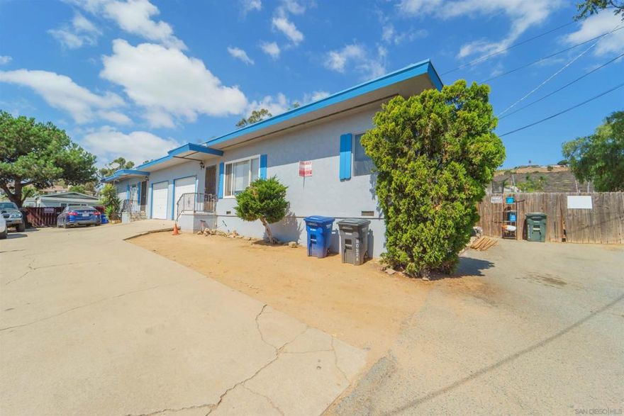 8050 Lemon Grove Way represents a rare opportunity to own four large 2 bedroom/1 bathroom units on over a half an acre-sized lot. The units come equipped with single car garages, washer/dryer hookups, spacious back yards, dual pane windows and all of them are single story. There are no shared walls with any neighbors except for the walls connecting the garages to maximize privacy even further. Due to the uniquely large lot size, there is the capacity to build additional units in the future for even further upside.