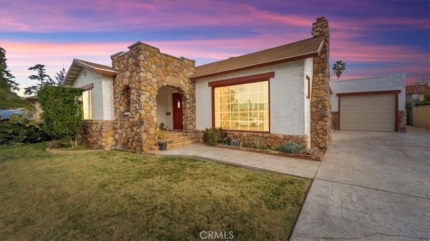 Discover this lovingly maintained home filled with potential. The flat part of the roof was redone in 2023, and the water heater and wall heater were replaced in January 2025. Dual-pane windows.

The garage features new cement ,a new garage door,and potential for an ADU, while the enclosed back porch could be converted into an extra bedroom. The huge backyard includes a divided fence, alley access, and concrete in the yard and driveway completed within the last 10 years.

Located directly across the street from a school, this home offers convenience and a welcoming community feel. A fantastic opportunity with plenty of room to grow!