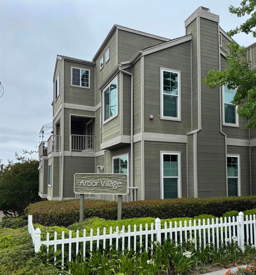 Discover the allure of this top-floor condominium in Arbor Village, where a tranquil lifestyle awaits amidst a secluded setting nestled on a tree-lined street in Hillcrest. This two-story end unit provides unparalleled privacy, sharing only one wall, and features dual primary en-suites, including one with an expansive walk-in closet. The inviting floor plan encompasses a spacious living room with a fireplace, a dining area, and a newly renovated kitchen equipped with quartz countertops, a chic backsplash, custom cabinetry, and stainless appliances. From the private balcony, indulge in the picturesque views of the neighborhood. Elegantly crafted with luxury vinyl plank flooring, this unit includes in-unit, full-size laundry and comes with two non-tandem parking spaces. Centrally located and situated within a secure gated community offering convenient access to boutique restaurants, trendy shopping, nearby freeway access, Mission Valley, Balboa Park, Downtown and Little Italy.