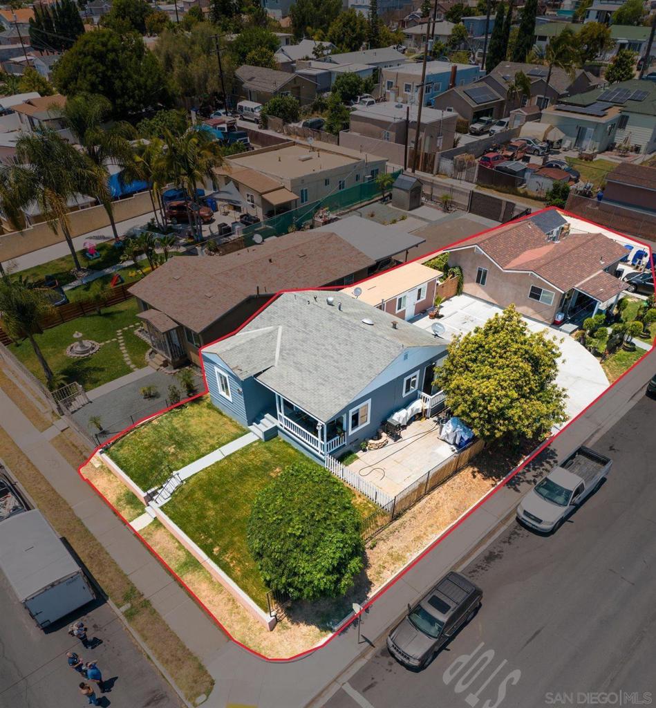Two 3br homes on one lot, with two separate driveways located in a quiet residential pocket of Shelltown. This spacious corner lot, on an alley, allows a tremendous amount of flexibility. Enough parking for up to 8 vehicles, boats, toys, etc. Lots of options to fence off various yards, build garages or ADU's. Each house has a smaller third bedroom that works well as an office/den. Front house is vacant and has a classic and functional floorplan. Only requires a little TLC for an owner occupant. Home in the back is rented month to month and needs some work. Tenant pays on time. RM zoning allows multiple units. Conventional only. VA and FHA may not work.