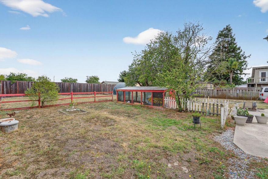 Prime Development property undergoing lot split for potential 10 additional units on back parcel AND & ADU approval on front parcel. Existing charming California 2/1 + 1/1 cottage style duplex carrier sits on the front portion of the property w/ a long driveway for parking & plenty of room for a planned additional 2 bedroom, 2 bath ADU (plans & bid available with sale).  Rear parcel will use SB1123 zoned for up to 10 units. Property in total is 13,000+sq.ft., level & adjacent to Capitola!  The super cute 2-bedroom, 1-bathroom main house spans 1,029 sq.ft. & features two ground floor bedrooms and a beautifully updated bath w/ tub.  Large patio & inside laundry area w/ a washer & dryer.  Also existing is a detached 1-bed, 1-bath ADU of approximately 300 sq ft (buyer to verify size), perfect for guest quarters or keep as additional rental income.  Both units are fully rented.   Exceptional flexibility & upside, this property is ideal for developers, investors, owner-users, or anyone looking to create a multi-unit rental property in one of Santa Cruz's highly desirable neighborhoods. Across from the Capitola Mall.  Once completed, property could consist of the existing Duplex, an additional 2/2 ADU, and a 6,000 square foot vacant lot zoned for up to 10 units.