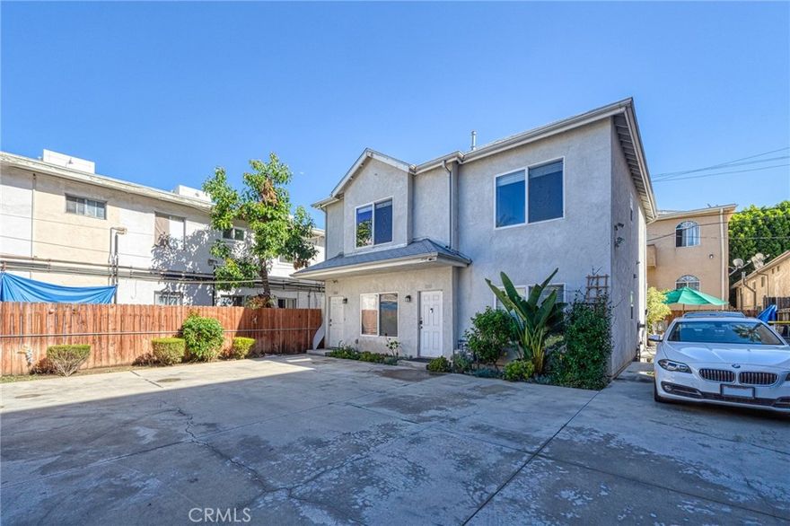 Discover this beautifully maintained upstairs unit, built in 2006, located in the back building of a gated triplex in the heart of Hollywood. Set back from major streets, this quiet and private home offers the perfect blend of tranquility and convenience in one of L.A.'s most desirable neighborhoods. You'll feel like you're living in your own private retreat with modern comforts and quality upgrades throughout. Features include: A newer kitchen with granite countertops and a brand-new dishwasher, newer bathroom, Central A/C for year-round comfort, In-unit laundry, Wood flooring throughout, Access to six parking spaces (shared among the units). This property has been impeccably maintained inside and out, offering a clean, comfortable, and move-in ready living space. Just minutes from Hollywood’s top shopping, dining, and entertainment.