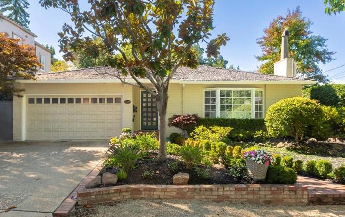 Timeless Elegance Single Story in San Mateo Park. This light-filled Classic Ranch home boasts a flowing floorplan that is bathed with light from well-placed skylights and windows. It features magnificent formal rooms, three generous sized bedrooms, a chefs dream kitchen, a home office, and fine hardwood floors. The formal living room features a grand gas log fireplace and bay window. The separate dining room features a skylight and easy access to the kitchen. Any master chef will love the kitchen with built in appliances, an island as well as a built in desk. The many closets will be appreciated as there are four in the center hall alone. The home offers an excellent choice for move-down buyers or an entry opportunity into The Park. Indoor/outdoor living is both convenient and inviting with an expansive deck for entertaining that is accessible from multiple rooms. Steps lead to a secluded garden area with mature landscaping, while a separate synthetic lawn or a patio area allows a choice of where to relax or entertain. Easy access to Burlingame Avenue and Downtown San Mateo for great restaurant options and many shopping options. The Park is perfect for SFO access, roughly halfway between San Francisco and Silicon Valley. Living in this magical neighborhood will not disappoint.