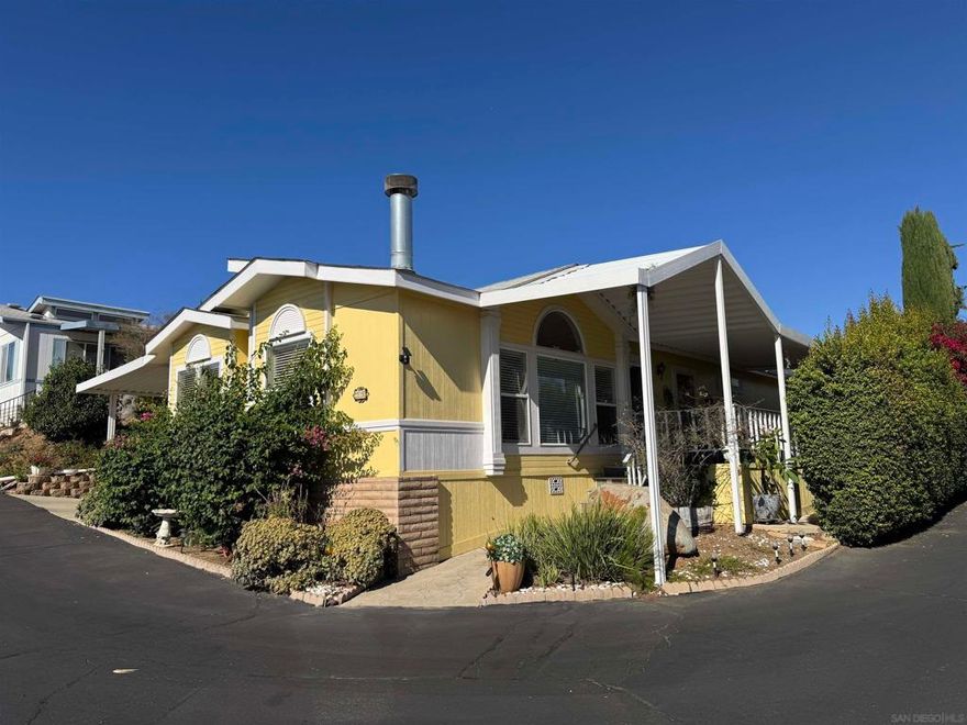 Beautifully Updated Home in an All-Ages Community —   Discover a wonderfully maintained home built in 2002, offering comfort, functionality, and fresh updates throughout. This inviting space features 2 bedrooms and 2 bathrooms, including a spacious main bedroom with an additional flex room—ideal for a home office, hobby space, or relaxation area. Property Highlights  • Fresh Interior Touches: New flooring and resurfaced kitchen cabinets paired with stylish quartz countertops.  • New Exterior Paint: Clean, updated curb appeal you’ll appreciate from the moment you arrive.  • Prime Corner Location: Offers a pleasant sense of openness and added privacy.  • Community Amenities: Enjoy access to a pool, spa, and clubhouse.  • Low Space Rent: A great opportunity for anyone looking for affordability paired with comfort.  This home can fit a variety of lifestyles—whether you’re looking for your first home, simplifying your living, or simply want a move-in-ready space with great value.