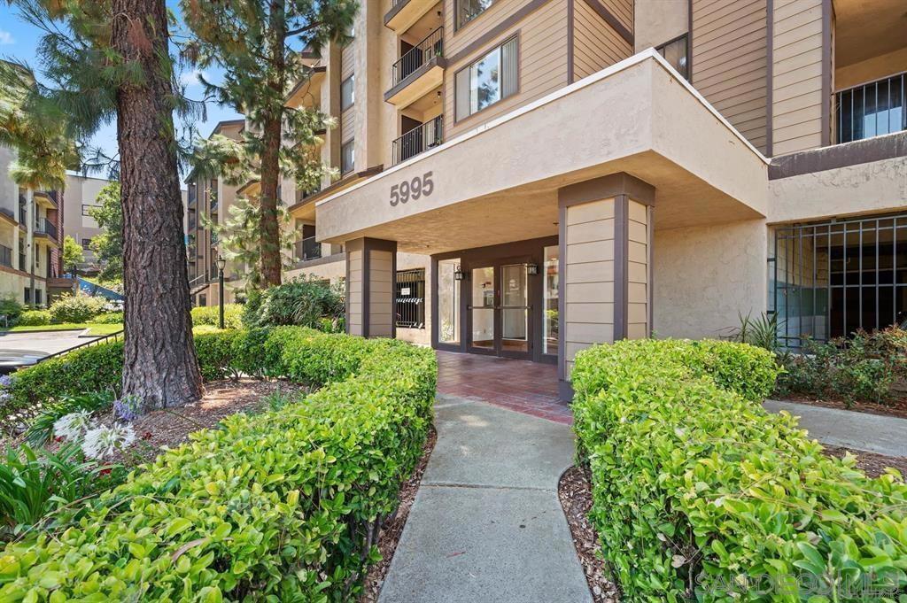 Centrally located 2 bedroom 2 bath condo with bedrooms located on each end and living space in the middle perfect for roommates or home office. This unit has laminate flooring, updated kitchen, private balcony, two parking spaces tandem, gated building, laundry in unit and storage off the balcony. Ideal condo in the College area situated in a park like setting.
