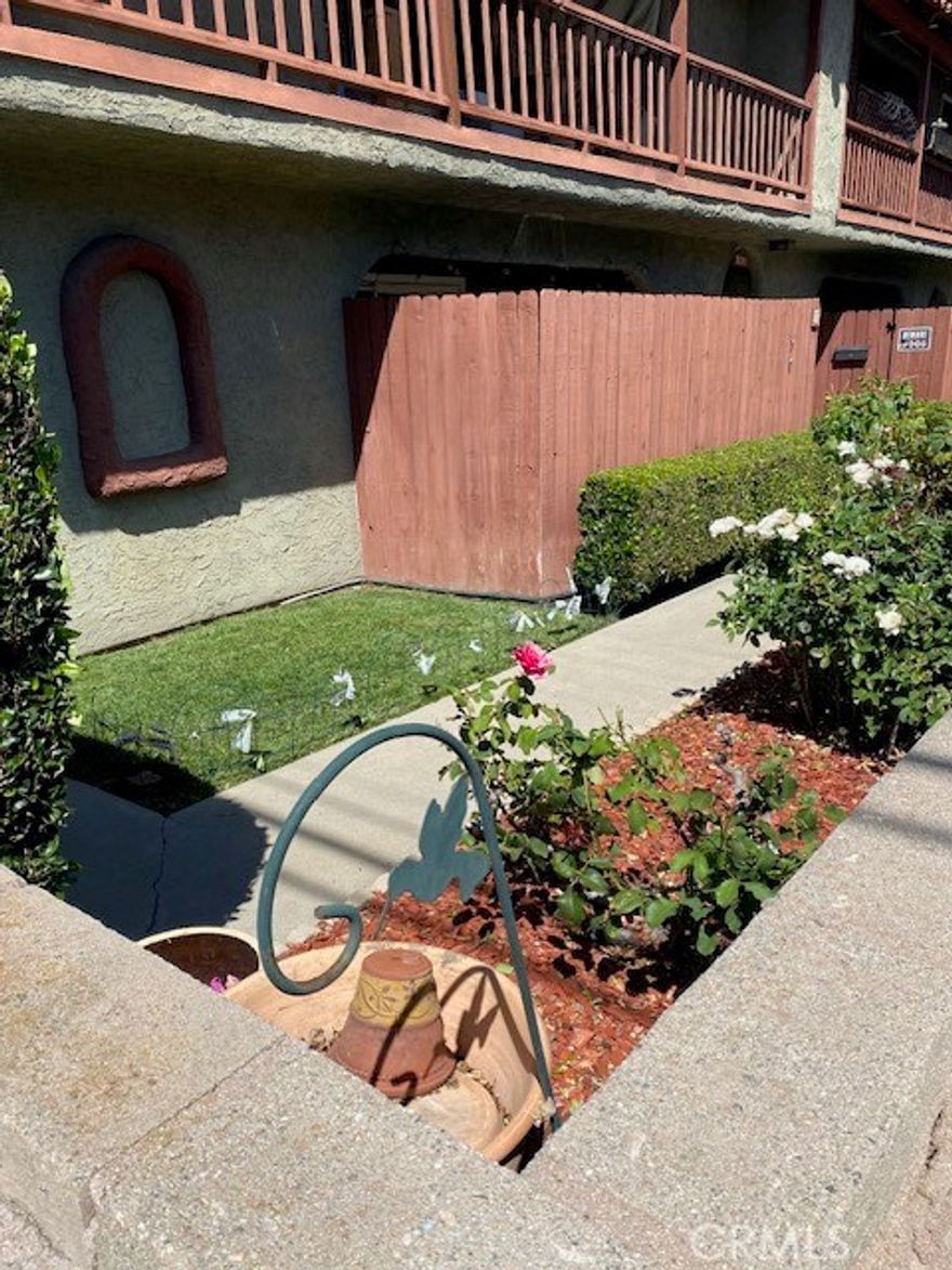 Welcome to this beautiful updated Harbor City condo located in a small 4 unit complex at the foot of Harbor Pines.  This spacious  home features updated kitchen with quatz counter tops and glass tile backsplash, tile flooring,  washer and dryer and refrigerator all included without warranties.  Both bedrooms are oversized, main bedroom with adjoining bathroom.  Included is an alarm system, double pane windows throughout the unit and enclosed patio off the living room. Garage parking for one car and one parking space behind the garage.  This unit is convently located close to shopping and entertainment, Trader Joes and Whole Foods Market.