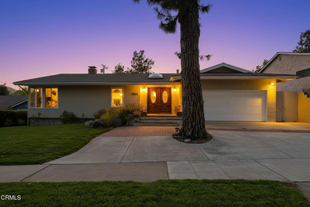 Updated Contemporary Padre Park home nestled among majestic pines. This residence offers a fantastic layout featuring an abundance of natural light, large common area with raised ceilings, and a separate bedroom wing with three recently painted bedrooms and two remodeled bathrooms. A double-sided fireplace provides warmth and a focal point for both the living room and the family room. The family room also includes a wet bar and provides seamless access to the outdoor deck, which is perfect for relaxing, entertaining, and hosting barbeques. One of the best parts of the home is the remodeled kitchen with ultra-premium Viking appliances, because it features a large walk-in pantry that allows you to really cook, but also keep your kitchen sleek and clutter-free. The backyard itself is a private haven, freshly landscaped and boasting fruit trees and backyard deck that has seen many parties. (NB: Remodeling and renovation work were completed about one year ago.)