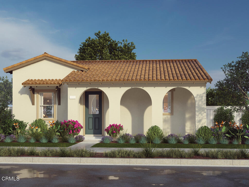 Don't miss the Williams Homes BLUE TAG EVENT at Finch Ranch --our biggest incentives of the year PLUS a Rate Rolldown Guaranty on select homes thru 9/30! $41,999 FLEX CASH...New Construction AND Loaded with Designer Upgrades!!Slow down, take a deep breath and experience a true sense of place. Finch Ranch, located in Ventura County's Piru, is a new neighborhood where residents can relax, stay, play, gather and enjoy the many comforts and inspirations of home. With the charm of the local Piru neighborhood and the celebration of culture, authenticity and community. Finch Ranch offers a secluded getaway and a return to nature's tranquility. A sanctuary, shielded from the hustle and bustle of modern living. It is where you can listen to the music of leaves and the wind in the trees. It is where the chorus of raindrops becomes a symphony. It is where you can take in the true sense of the soil as it embraces each new season. Celebrating nature, the joy of family, friends and a life well made.This Mission Style home takes its inspiration from the great California Missions, featuring the tiles roofs, graceful archways, and Mediterranean detail influences. This sought after single-story residence is designed to offer the epitome of modern living. Approximately 1,591 square feet, this inviting home is as functional as it is stylish, presenting 3 bedrooms and 3 bathrooms. Behold the island kitchen, with its chef-ready features including all electric GE stainless steel appliance package, white thermofoil cabinets with designer hardware, and Quartz countertops. This glorious space leads directly into the homes' great room and dining area, with open sight lines that allow you to take it all in.Primary bedroom offer dual vanities, large shower and walk-in closet. a second bedroom includes an ensuite bath. All electric home with Standard Solar/Battery Lease System Owning a New Home is a novel of single chapters written by each day lived and a lifetime of experiences and memories in the making. Begin your story at Finch Ranch.