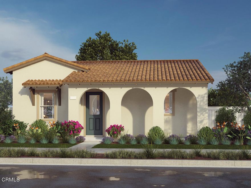 Don't miss the Williams Homes BLUE TAG EVENT at Finch Ranch --our biggest incentives of the year PLUS a Rate Rolldown Guaranty on select homes thru 9/30! $41,999 FLEX CASH...New Construction AND Loaded with Designer Upgrades!!Slow down, take a deep breath and experience a true sense of place. Finch Ranch, located in Ventura County's Piru, is a new neighborhood where residents can relax, stay, play, gather and enjoy the many comforts and inspirations of home. With the charm of the local Piru neighborhood and the celebration of culture, authenticity and community. Finch Ranch offers a secluded getaway and a return to nature's tranquility. A sanctuary, shielded from the hustle and bustle of modern living. It is where you can listen to the music of leaves and the wind in the trees. It is where the chorus of raindrops becomes a symphony. It is where you can take in the true sense of the soil as it embraces each new season. Celebrating nature, the joy of family, friends and a life well made.This Mission Style home takes its inspiration from the great California Missions, featuring the tiles roofs, graceful archways, and Mediterranean detail influences. This sought after single-story residence is designed to offer the epitome of modern living. Approximately 1,591 square feet, this inviting home is as functional as it is stylish, presenting  3 bedrooms and 3 bathrooms. Behold the island kitchen, with its chef-ready features including all electric GE stainless steel appliance package, white thermofoil cabinets with designer hardware, and Quartz countertops. This glorious space leads directly into the homes' great room and dining area, with open sight lines that allow you to take it all in.Primary bedroom offer dual vanities, large shower and walk-in closet. a second bedroom includes an ensuite bath. All electric home with Standard Solar/Battery Lease System Owning a New Home is a novel of single chapters written by each day lived and a lifetime of experiences and memories in the making. Begin your story at Finch Ranch.