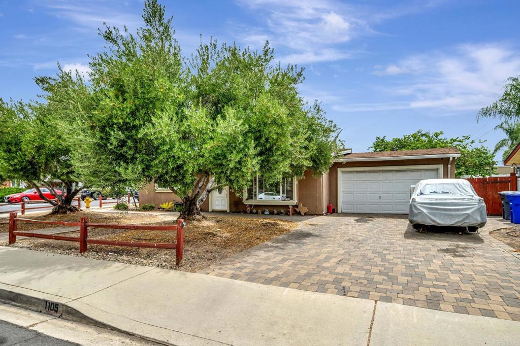 Adorable 2 bed 1 bath home on corner lot with RV parking. Over $100,000 in upgrades. Spacious open living and kitchen area. Kitchen is fully and tastefully remodeled as is the bathroom, which includes custom stone work. Beautiful tile, LVP and stone floors throughout. French doors in kitchen lead you to the backyard oasis. Beautiful pavers and artificial grass provide low maintenance luxury. There is a custom paver gas fireplace as well to complete this yard; which is perfect for sunning, relaxing and entertaining.