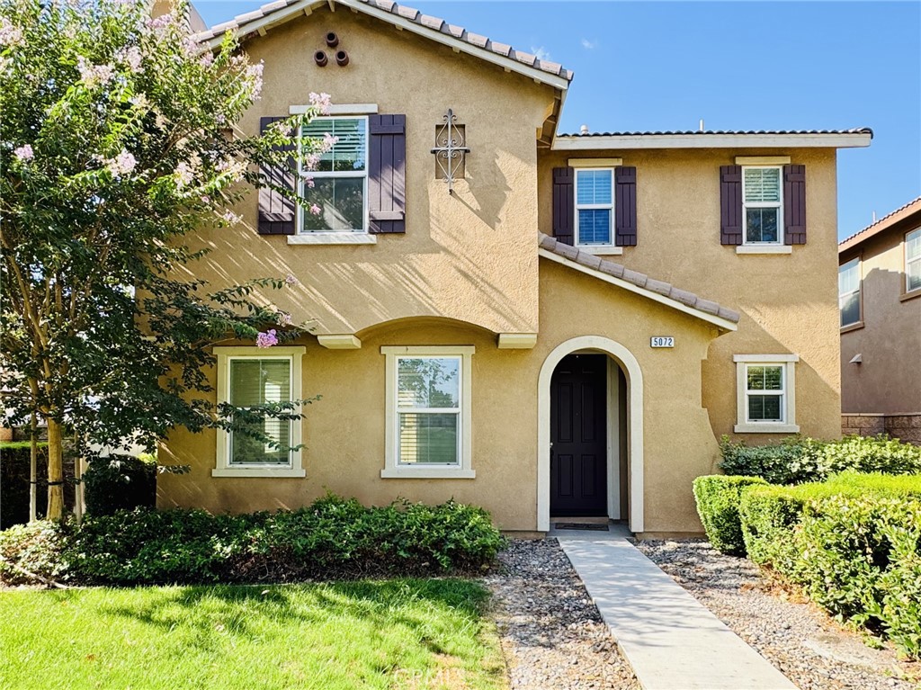 Welcome to Park Place in Ontario Ranch, CA and to this 3 bed, 2.5 bath home situated at one of the most desirable locations within the community. Bright open space living room connected to a large kitchen with plenty of cabinet spaces and pantry. New flooring. Walk upstairs to a large bonus living room. Large master bedroom with a newly remodeled master bathroom, and a huge walk-in closet. Two guest bedrooms upstairs and a full bathroom. Upstairs laundry room for convenience. Fresh new paint and recessed lightings throughout the house. Enjoy other amenities within the community, such as the clubhouse, swimming pool, tennis courts, fitness center, and more.