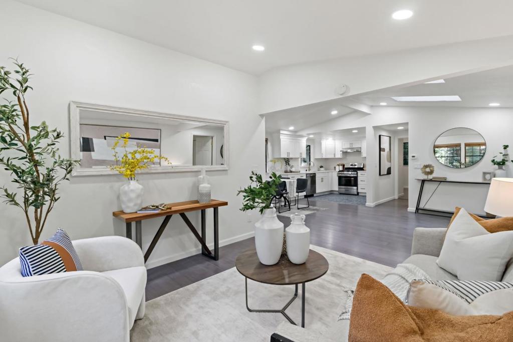 Wow! A single family house under $1M in Silicon Valley! This is your chance to own a brand new remodeled single family house with almost 7000 sq ft land in Silicon Valley with great schools! Bright and updated Los Gatos single family house with beautiful view and privacy in a cul de sac. Brand new designer kitchen and engineering hardwood flooring. Fresh interior paint and fresh deck painting . Huge deck for outdoor furniture and BBQ grill with view. 7 mils to downtown Los Gatos with great cafes and restaurants. Turn the unfurnished high ceiling basement that is not included in the square footage into equity. Basement directly walk out to the backyard surrounded by beautiful trees. Enjoy a cup of coffee on the welcoming, sun-drenched oversized deck just steps from your bright new kitchen. Have a BBQ with family and friends by the community pool, let the kids and dog enjoy some room to play. When it is time to return to the real world, you are perfectly situated near best Los Gatos schools, shopping, dining and commuter routes. Live in the heart of Silicon Valley and have a sunny place to escape to without ever leaving town. This is a must see. Best deal in Los Gatos. Book your tour today before it's gone!
